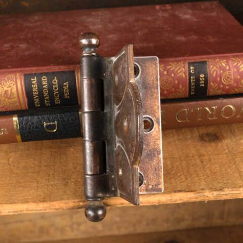#53504 Antique Offset Half Mortise Butterfly Hinge image 8