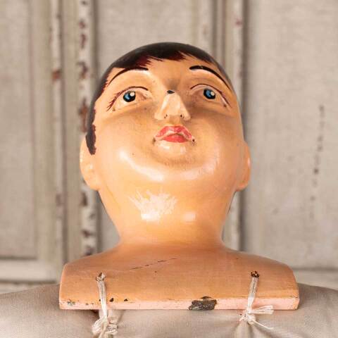 #53526 Antique Style Doll w/ Wood Head & Limbs image 6