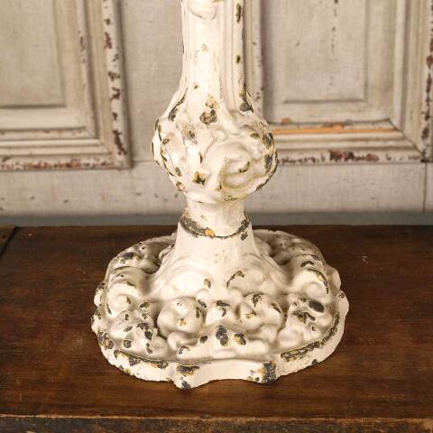#53534 Distressed Painted Cast Iron Candle Holder image 5