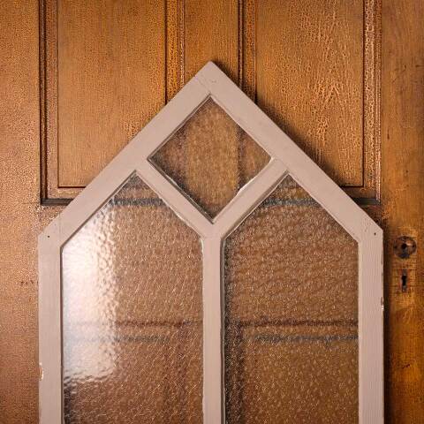 #53556 Antique Window with Florentine Privacy Glass image 6