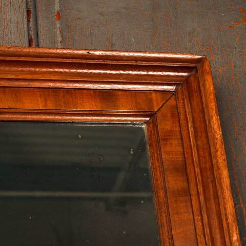 #53560 19x27 Antique Wood Framed Wall Mirror image 4