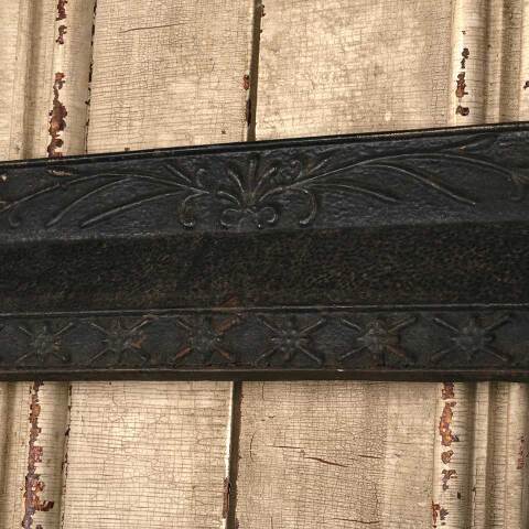 #53561 28x31 Antique Cast Iron Fireplace Surround image 6