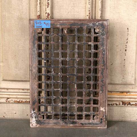 #53575 8x12 Antique Heat Grate Floor Vent Cover image 2
