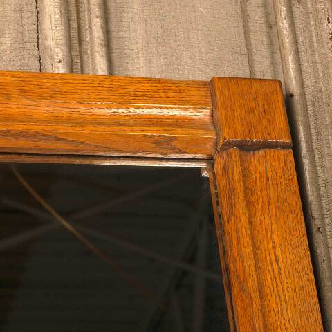 #53598 22x44 Wood Framed Wall Mirror image 4