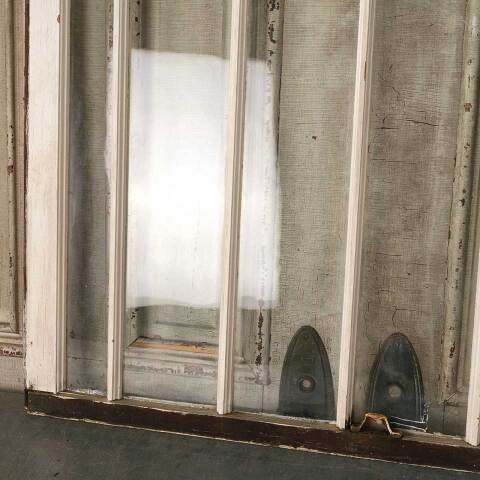 #53610 36x33 Antique Divided Lite Wood Window image 2