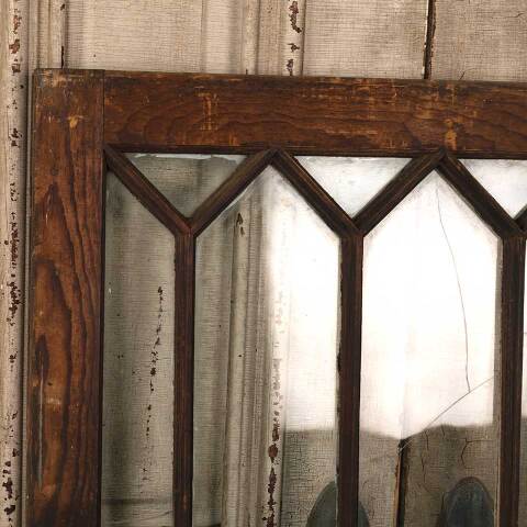 #53611 26x20 Antique Divided Lite Wood Window image 2