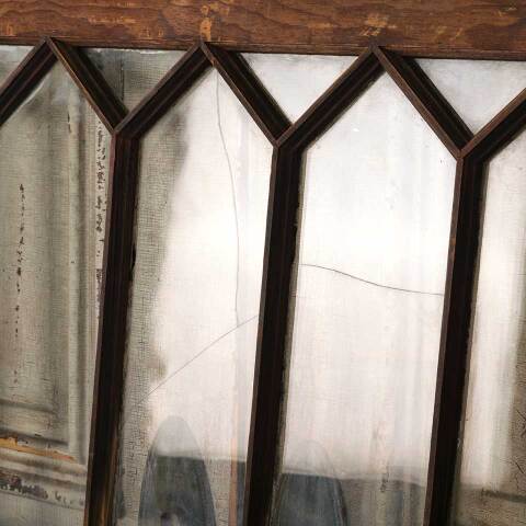 #53611 26x20 Antique Divided Lite Wood Window image 3