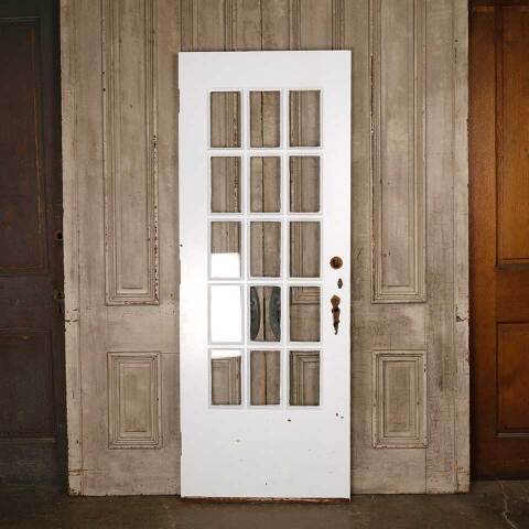 #53615 30x79 Antique 15 Lite French Entry Door image 5