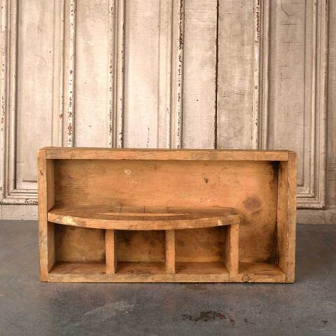 #53631 Vintage Wood Caddy Tote image 5