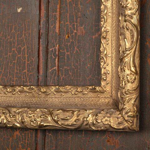 #53633 22x26 Ornate Antique Wood Picture Frame image 3