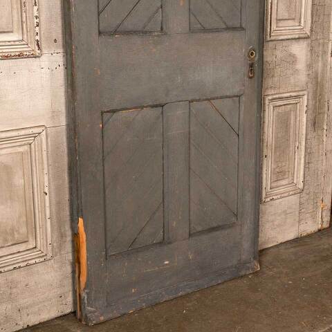 #53636 31x83 Antique Pointed Arch Wood Entry Door image 7