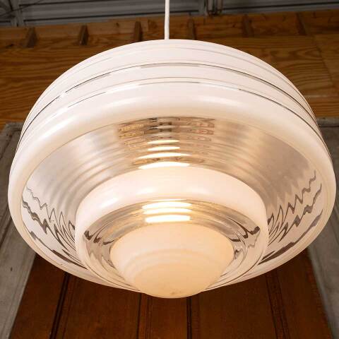 #53683 14x40 Salvaged Retro Pendant Light Fixture image 7