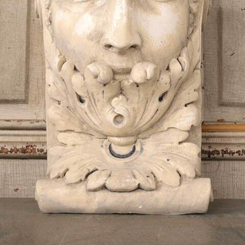 #53697 Cast Plaster Star Lady Head Corbel Bracket image 5