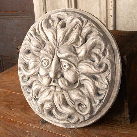 #53701 Man of the North Plaster Plaque Wall Hanging image 2