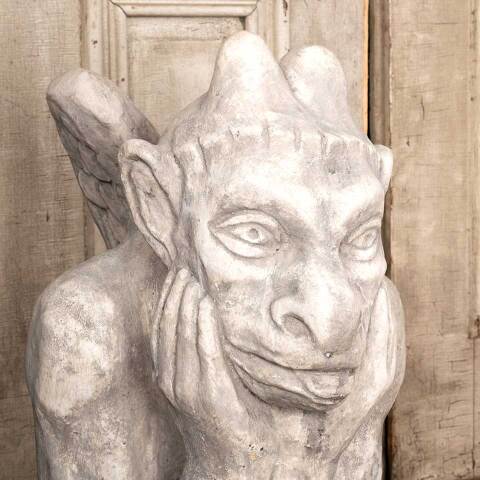 #53707 Large Cast Plaster Notre Dame Gargoyle image 2