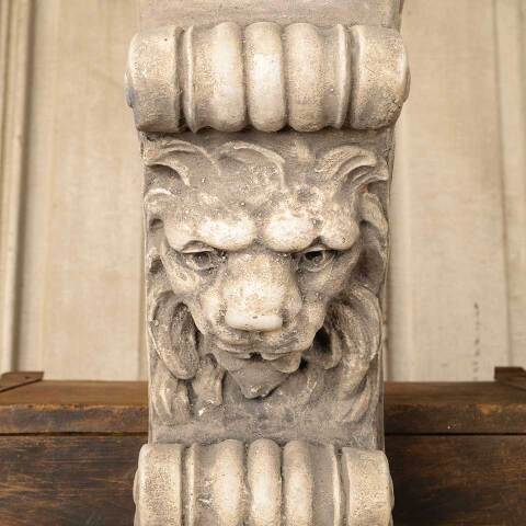 #53710 Cast Plaster Lion Bracket Wall Hanging image 3
