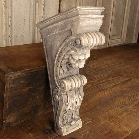 #53710 Cast Plaster Lion Bracket Wall Hanging image 4