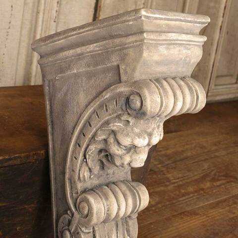 #53710 Cast Plaster Lion Bracket Wall Hanging image 6