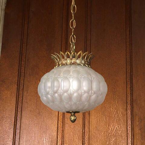 #53714 10" Salvaged Vintage Chandelier Light Fixture image 2