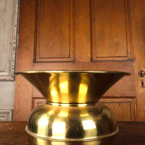 #53718 10" Vintage Brass Cuspidor Spittoon image 6