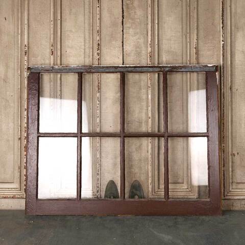 #53722 36x28 Antique Wood Divided 8 Lite Window image 4
