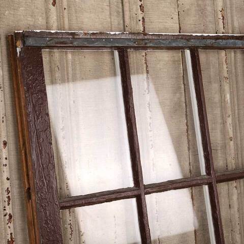 #53722 36x28 Antique Wood Divided 8 Lite Window image 5