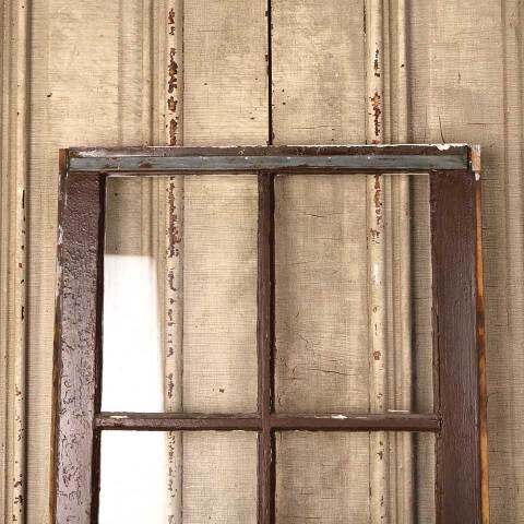 #53723 20x28 Antique Wood Divided 4 Lite Window image 7