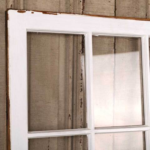 #53724 28x28 Antique Wood Divided 6 Lite Window image 2