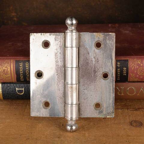 #53729 3 1/2" McKinney Chrome Door Butt Hinge image 2