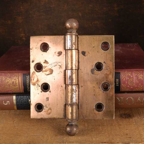 #53730 4" Antique Ball Finial Door Hinge Hardware image 6