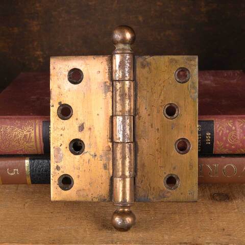 #53730 4" Antique Ball Finial Door Hinge Hardware image 8