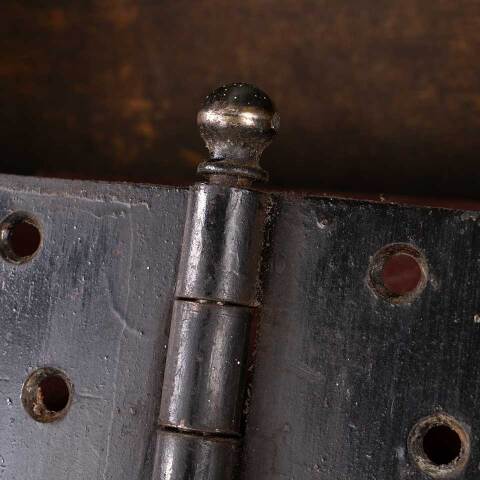 #53731 4 1/2" Salvaged Steel Door Hinge Hardware image 7