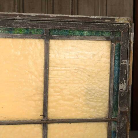 #53763 32x20 Antique Church Stained Glass Window image 2