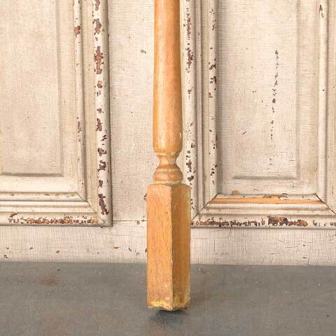 #53766 Antique Turned Oak Wood Staircase Baluster image 4