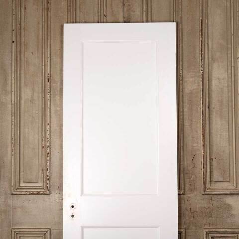 #53776 28x77 Salvaged Painted 2 Panel Interior Door image 5