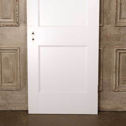 #53776 28x77 Salvaged Painted 2 Panel Interior Door image 6