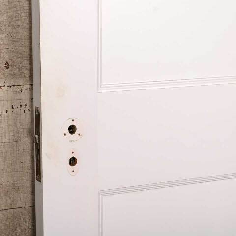 #53776 28x77 Salvaged Painted 2 Panel Interior Door image 7
