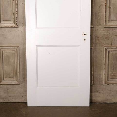 #53776 28x77 Salvaged Painted 2 Panel Interior Door image 3