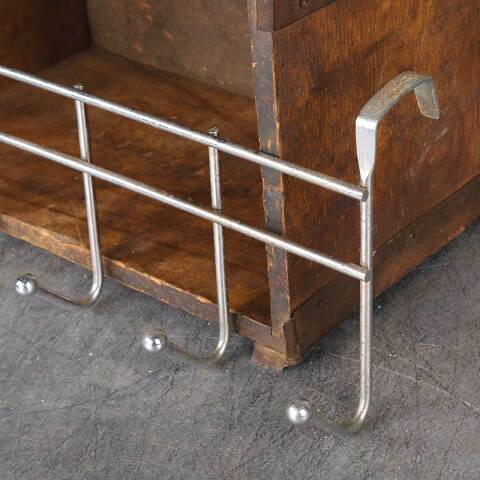#53781 Over The Door Chrome Hat & Coat Rack image 3