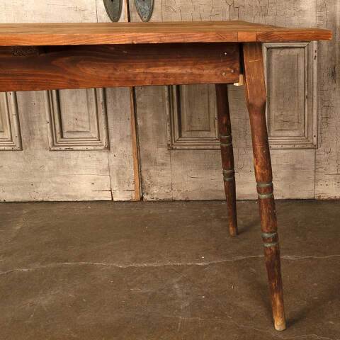#53785 30x48 Antique Pine Wood Table image 5