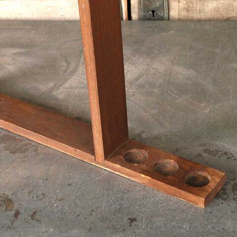 #53912 Wall Mount Wood Pool Stick & Ball Holder image 3