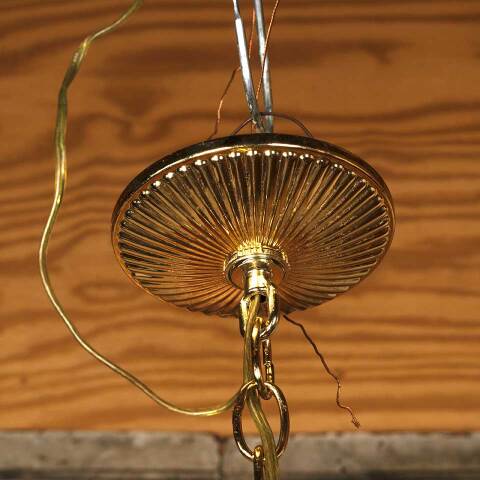 #53917 Vintage 5 Bulb Chandelier Light Fixture image 3