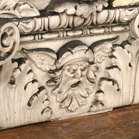 #53929 Antique Terra Cotta Peruna Building Ornament image 3