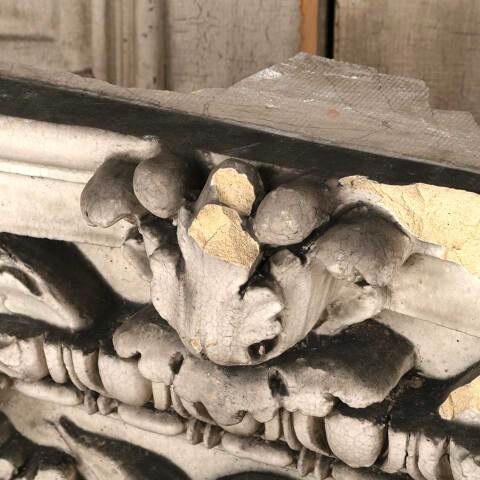 #53929 Antique Terra Cotta Peruna Building Ornament image 6