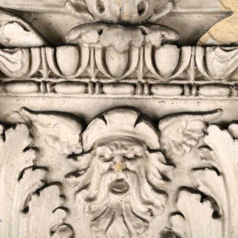 #53929 Antique Terra Cotta Peruna Building Ornament image 7