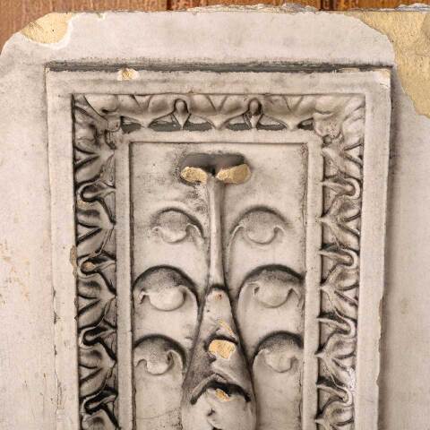 #53931 Antique Terra Cotta Peruna Building Ornament image 3