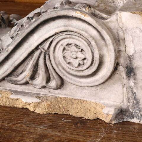 #53939 Antique Terra Cotta Peruna Building Ornament image 8