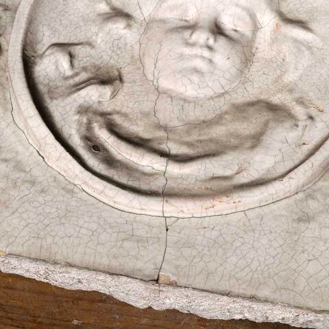 #53941 Antique Terra Cotta Peruna Building Ornament image 2