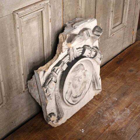 #53941 Antique Terra Cotta Peruna Building Ornament image 7