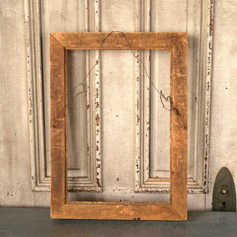 #53968 17x23 Antique Wood & Gesso Picture Frame image 7